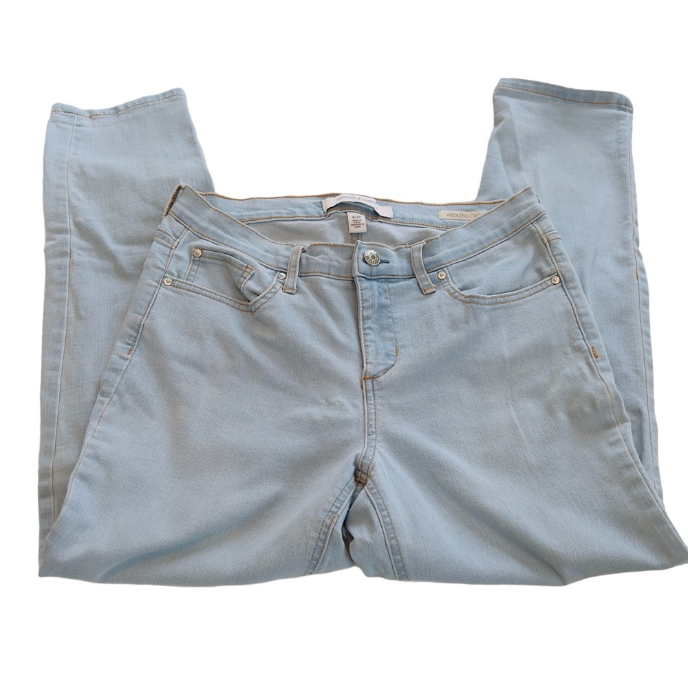 Vintage X America light blue weekend crop jean.  8/29